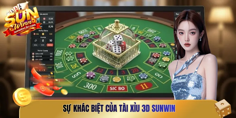 Sự khác biệt của Tài xỉu 3D Sunwin